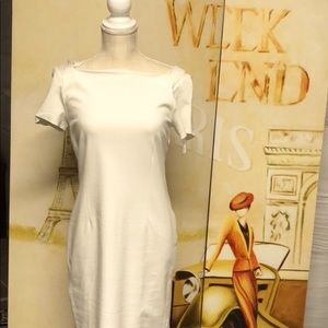 White stretch cotton